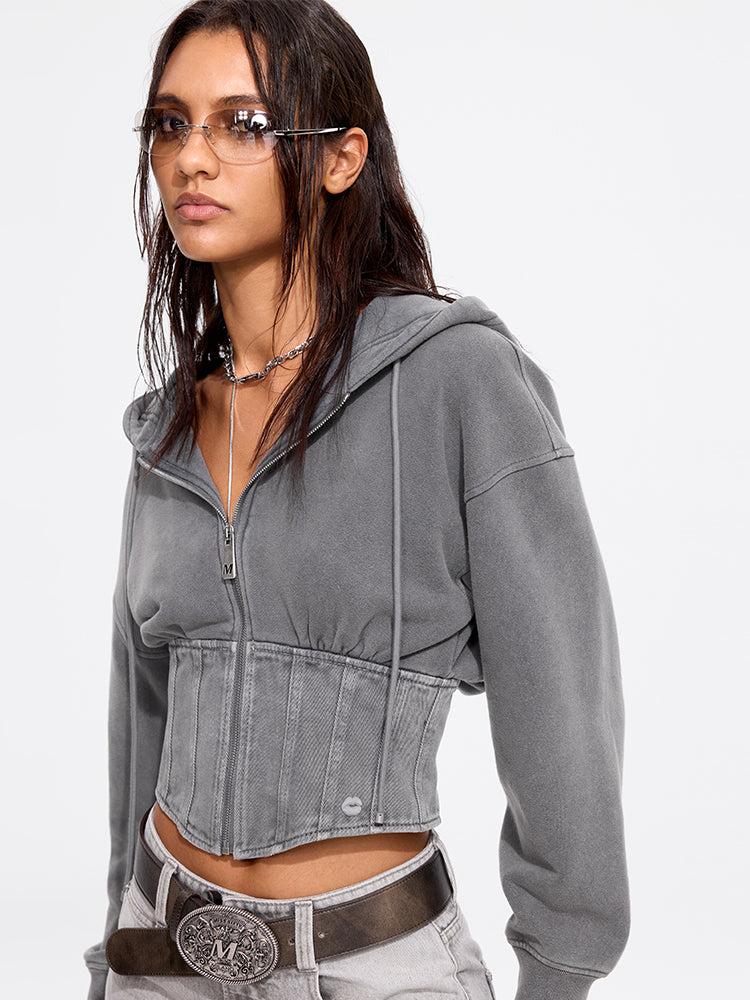 Miss Sixty HOODED SWEATSHIRT GREY