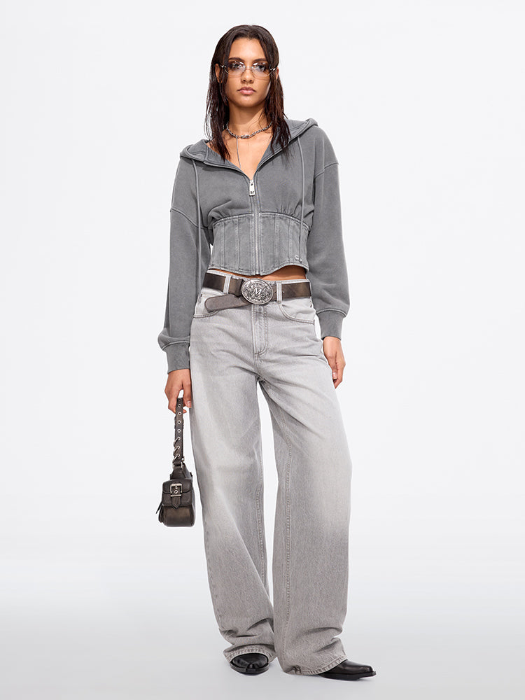 Miss Sixty HOODED SWEATSHIRT GREY