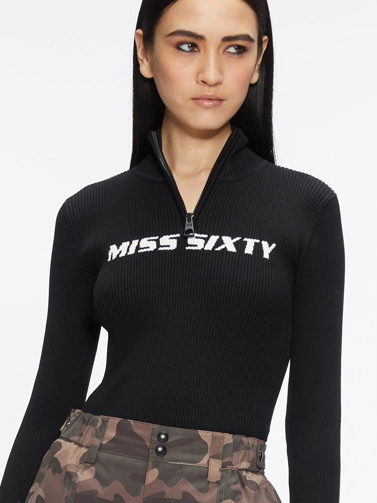 Miss Sixty JACQUARD KNITWEAR BLACK