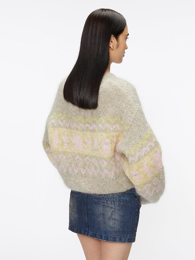 Miss Sixty JACQUARD SWEATER MULTICOLOUR