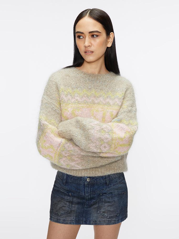 miss sixty JACQUARD SWEATER MULTICOLOUR
