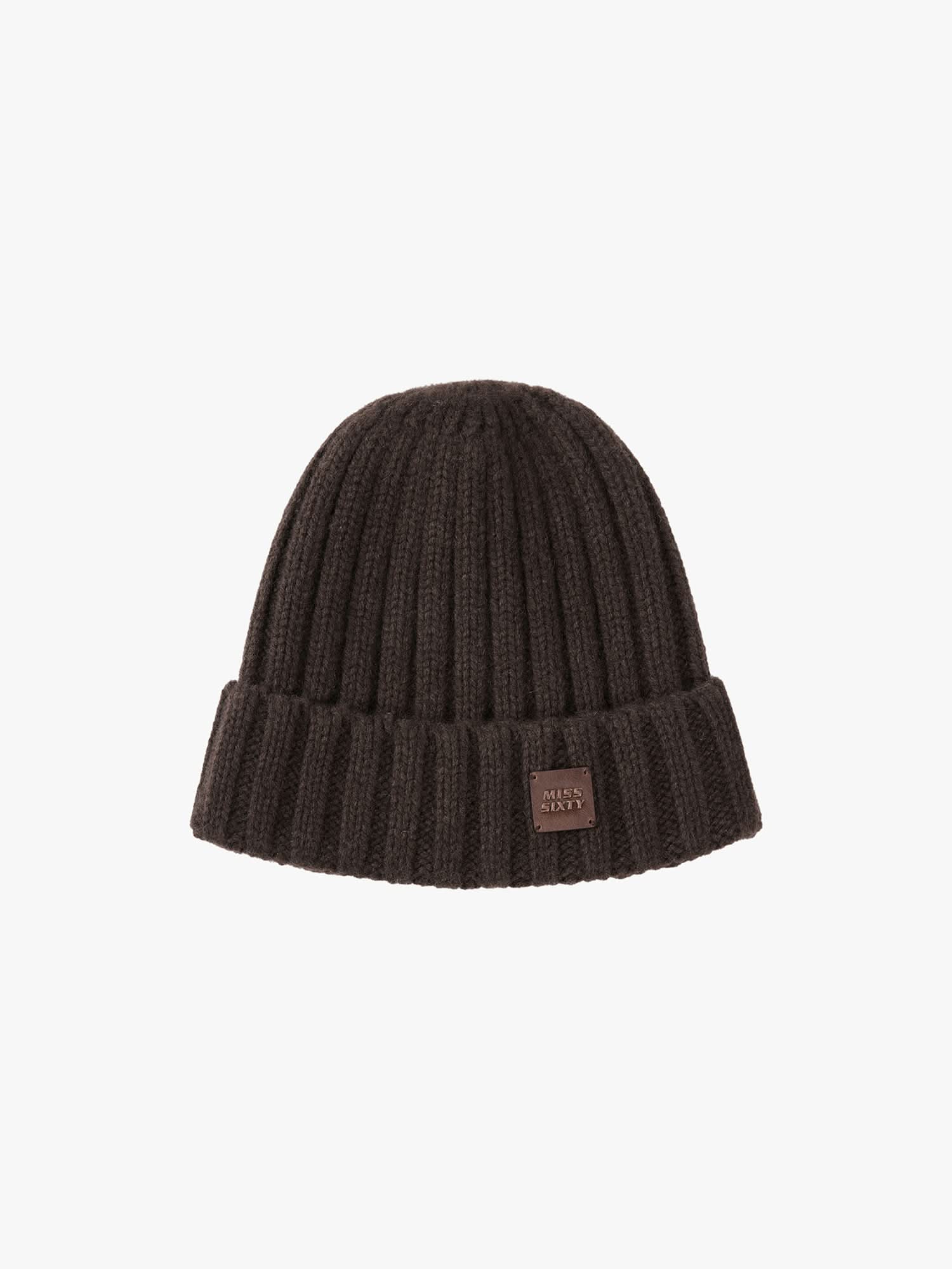 miss sixty KNIT BEANIE FOSSIL