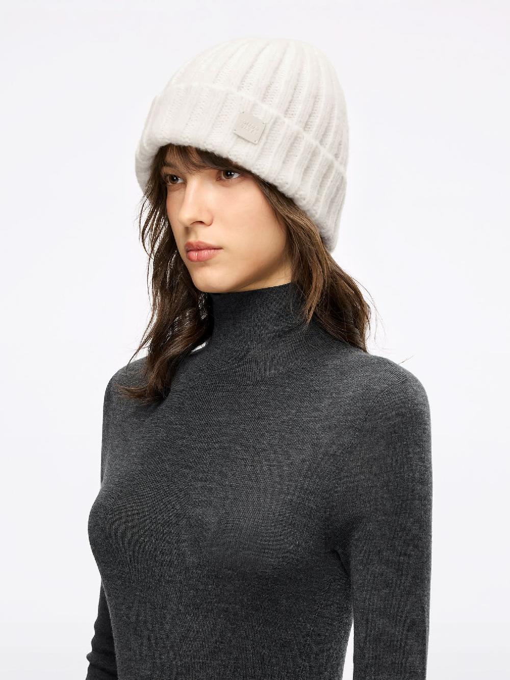 Miss Sixty KNIT BEANIE OFF WHITE