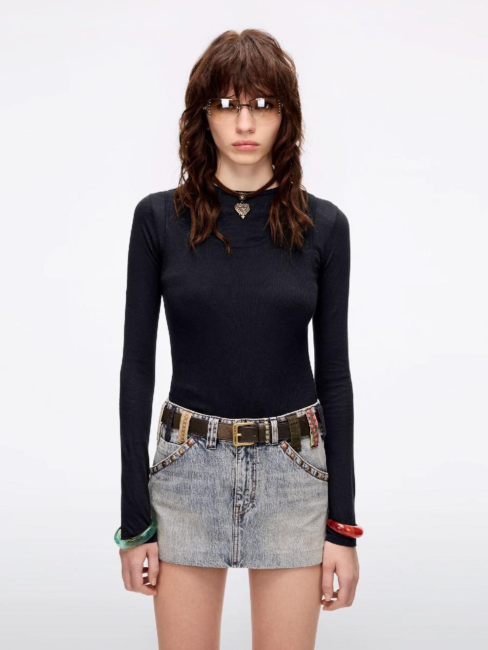 miss sixty KNIT TOP BLACK