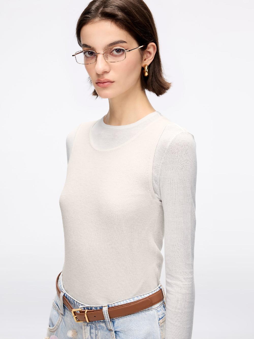 Miss Sixty KNIT TOP WHITE