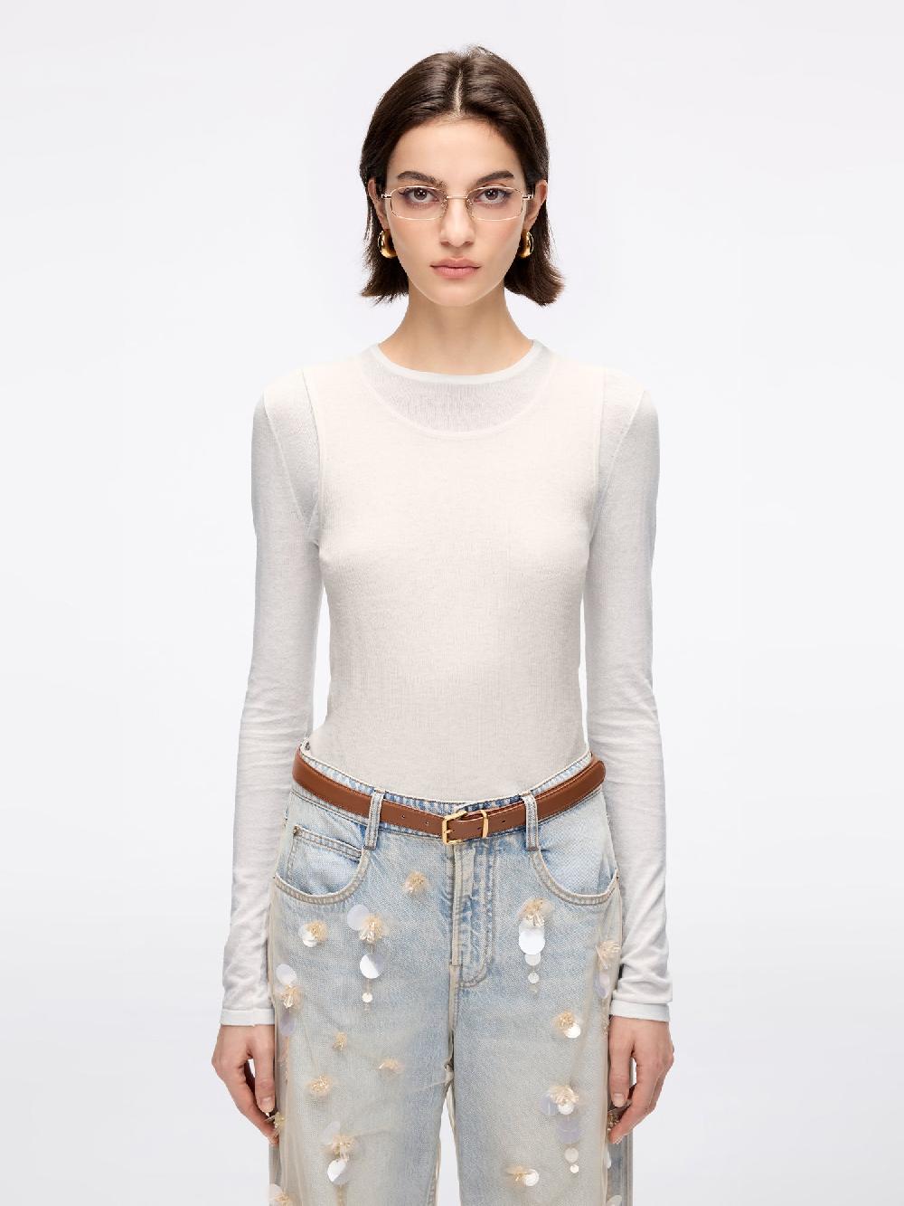 miss sixty KNIT TOP WHITE