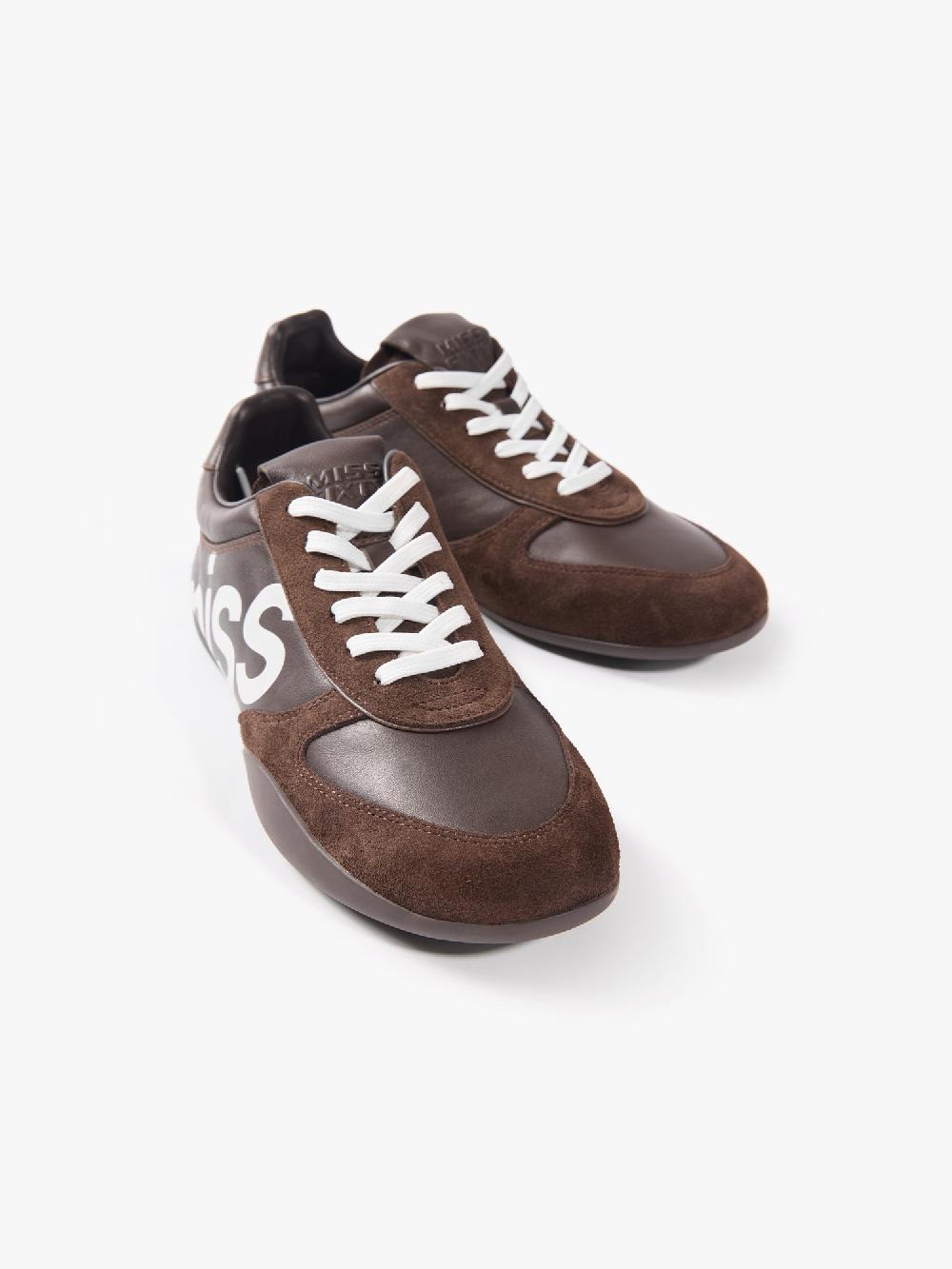 Miss Sixty LACE-UP SNEAKERS FUSCOUS BROWN
