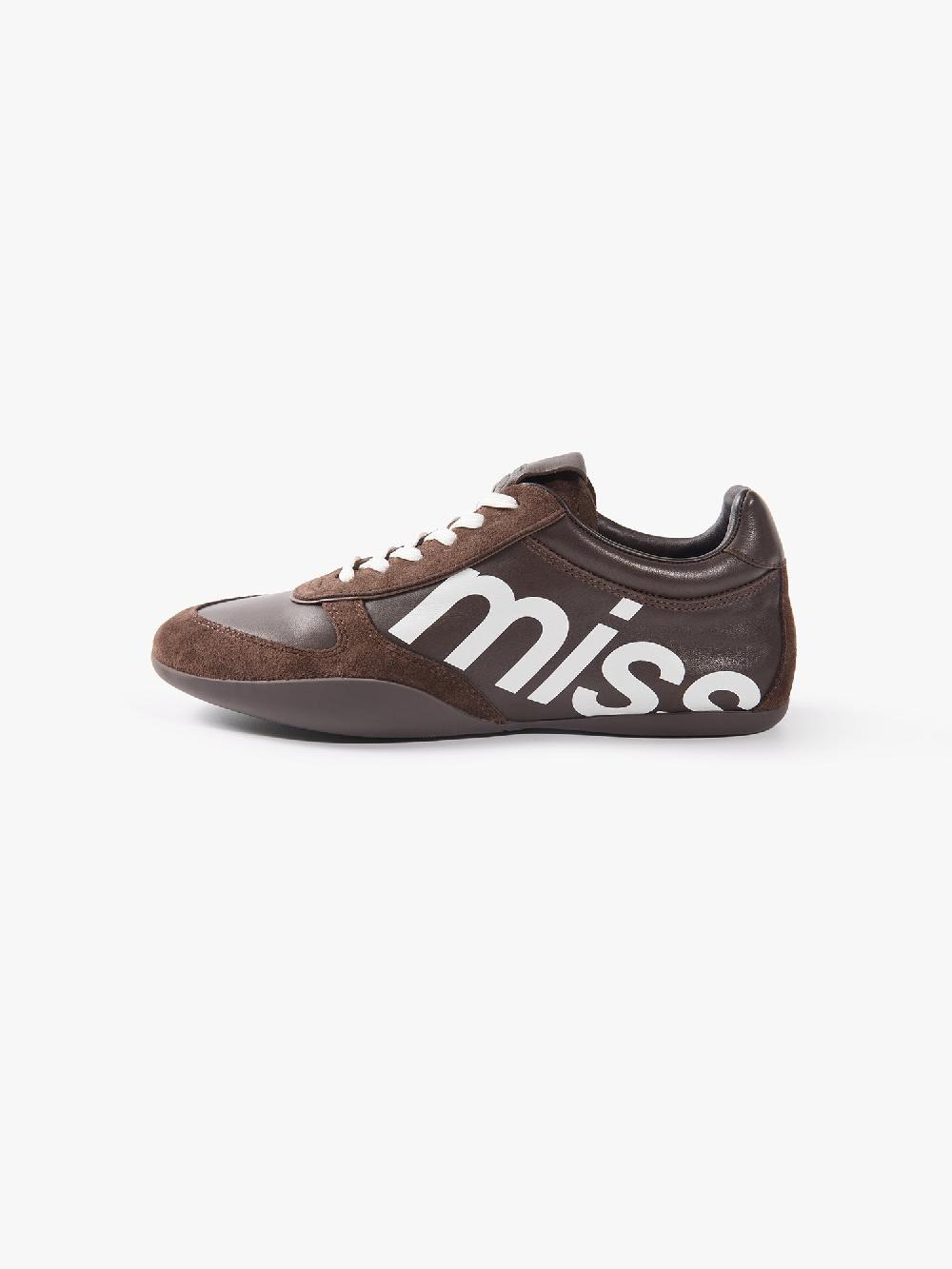 miss sixty LACE-UP SNEAKERS FUSCOUS BROWN