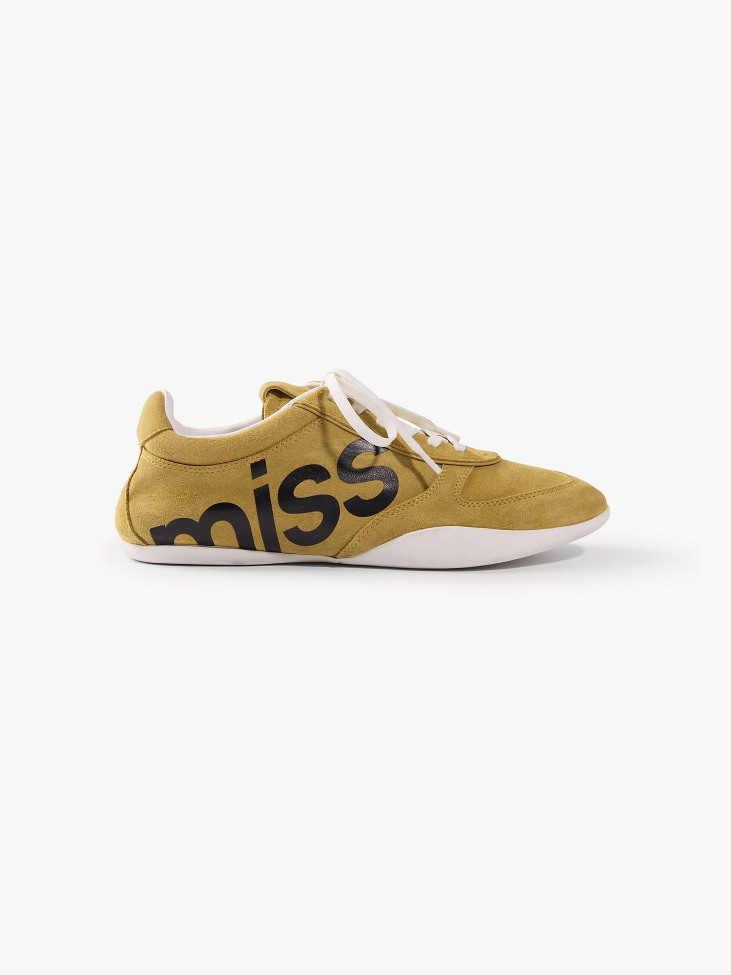 miss sixty LACE-UP SNEAKERS YELLOW MUSTARD