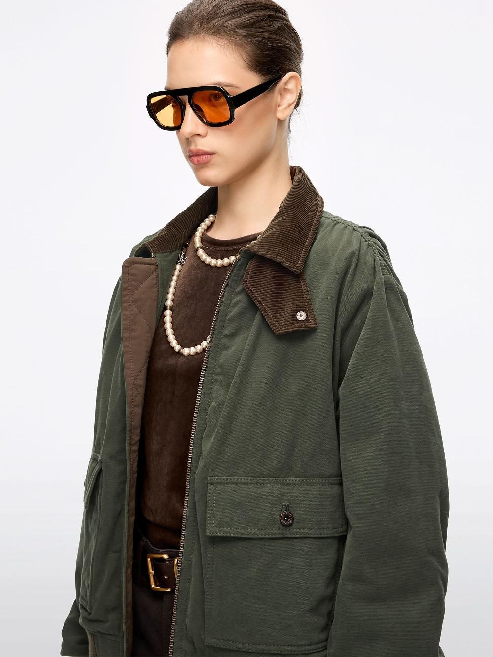 Miss Sixty LAPEL JACKET ARMY GREEN