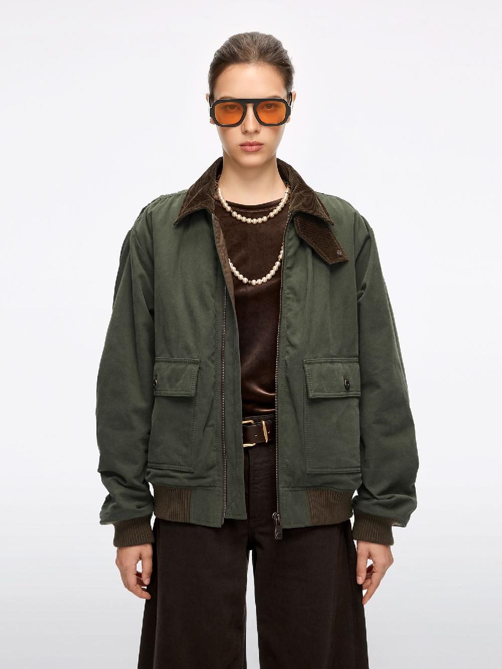 miss sixty LAPEL JACKET ARMY GREEN