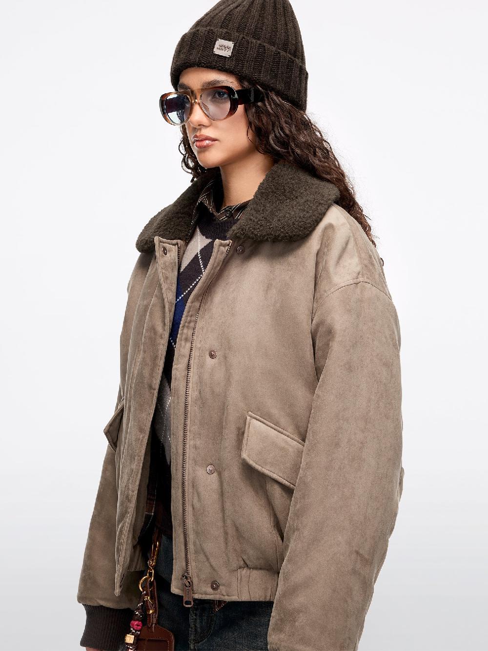 Miss Sixty LAPEL JACKET BROWN