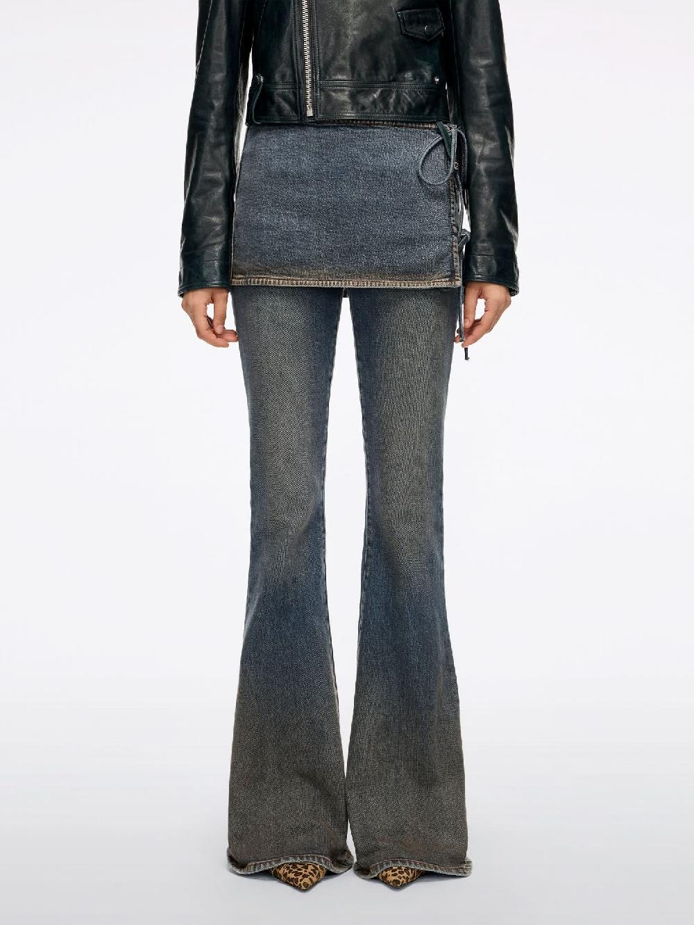 Miss Sixty LAYERED FLARED JEANS MIDDLE BLUE