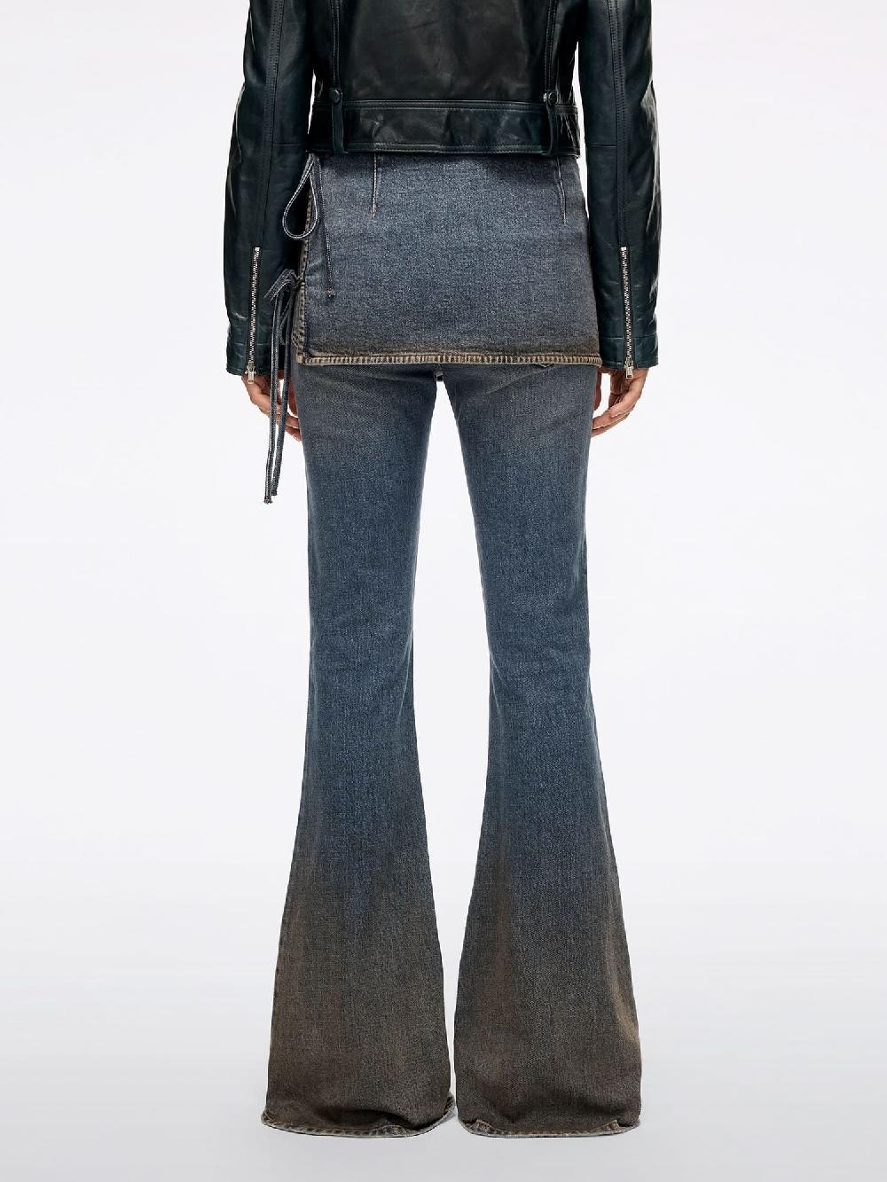 Miss Sixty LAYERED FLARED JEANS MIDDLE BLUE