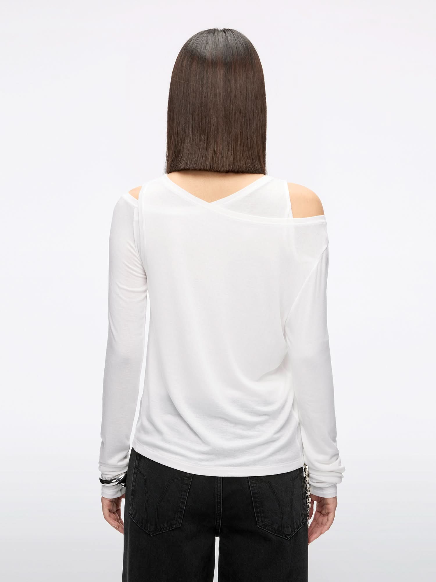 Miss Sixty LAYERED T-SHIRT WHITE
