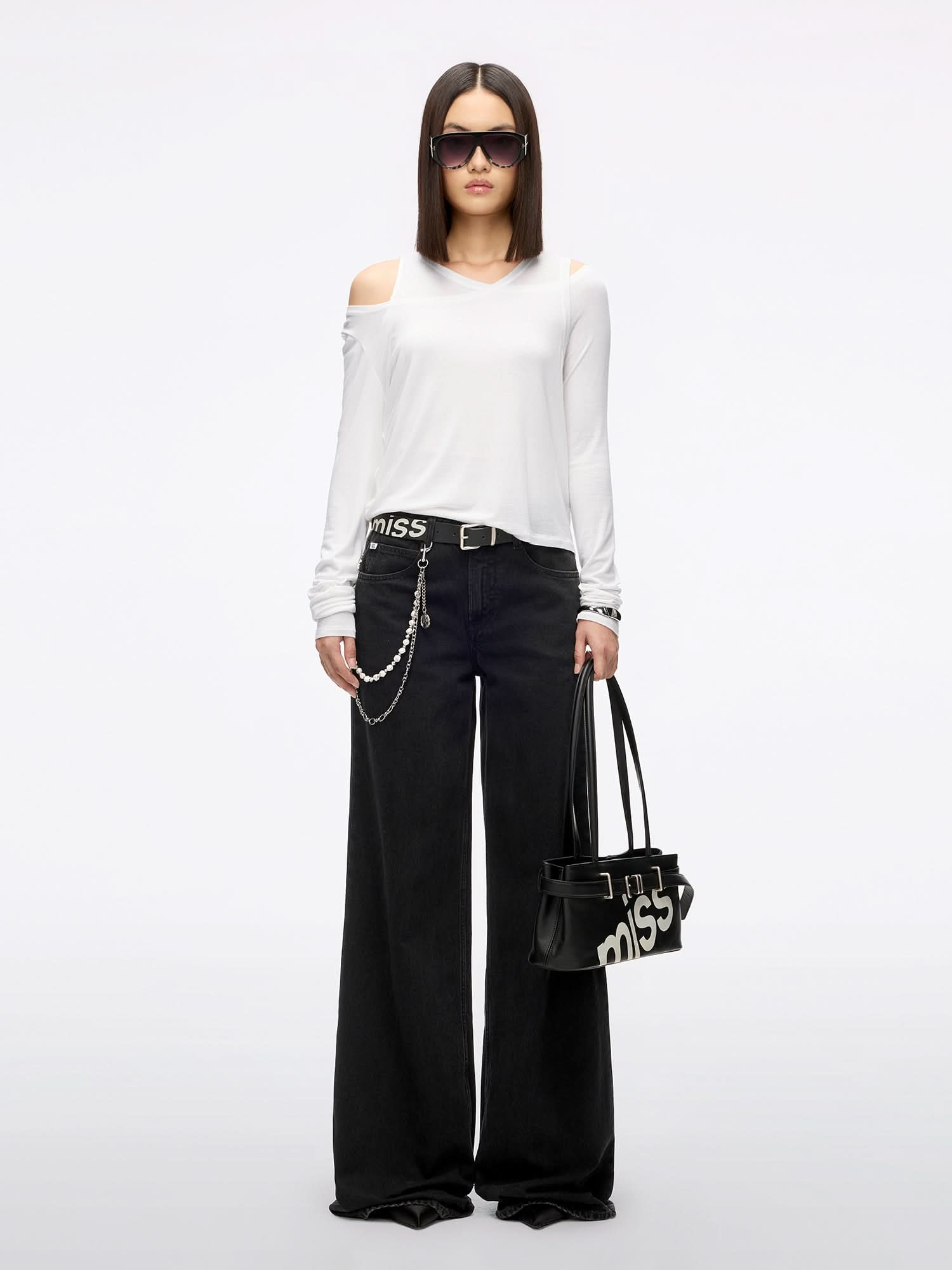 Miss Sixty LAYERED T-SHIRT WHITE