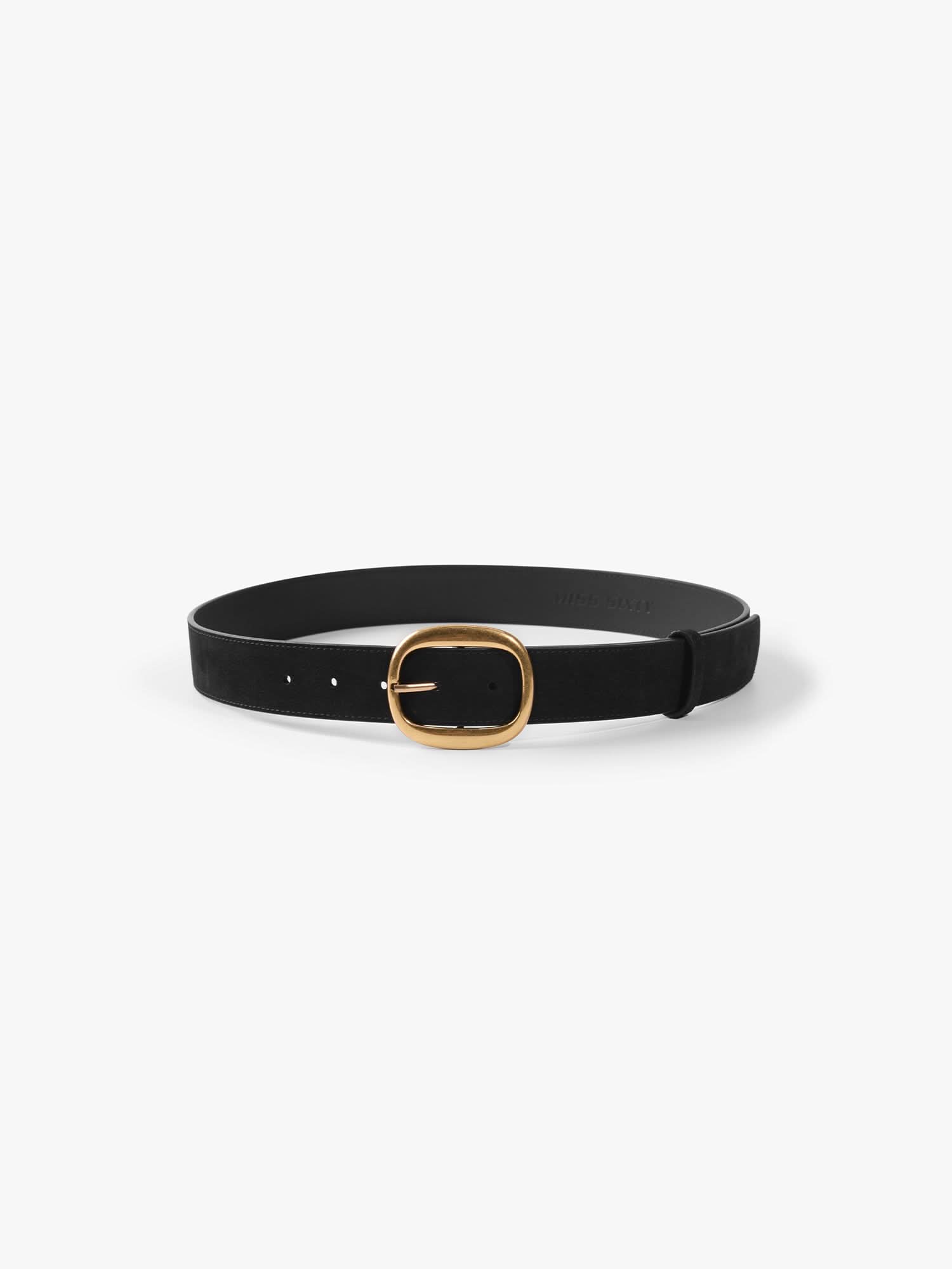 miss sixty LEATHER BELT BLACK