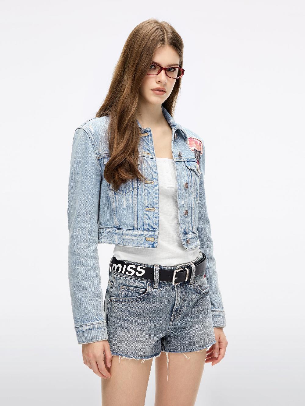 Miss Sixty LEATHER BELT BLACK