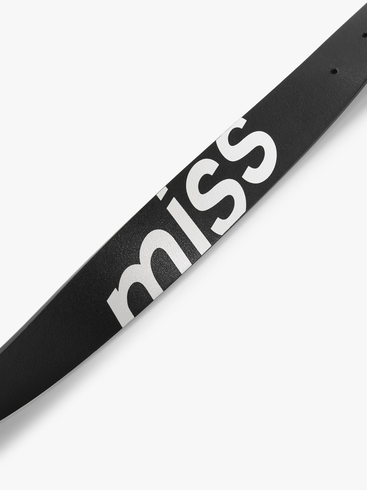 Miss Sixty LEATHER BELT BLACK