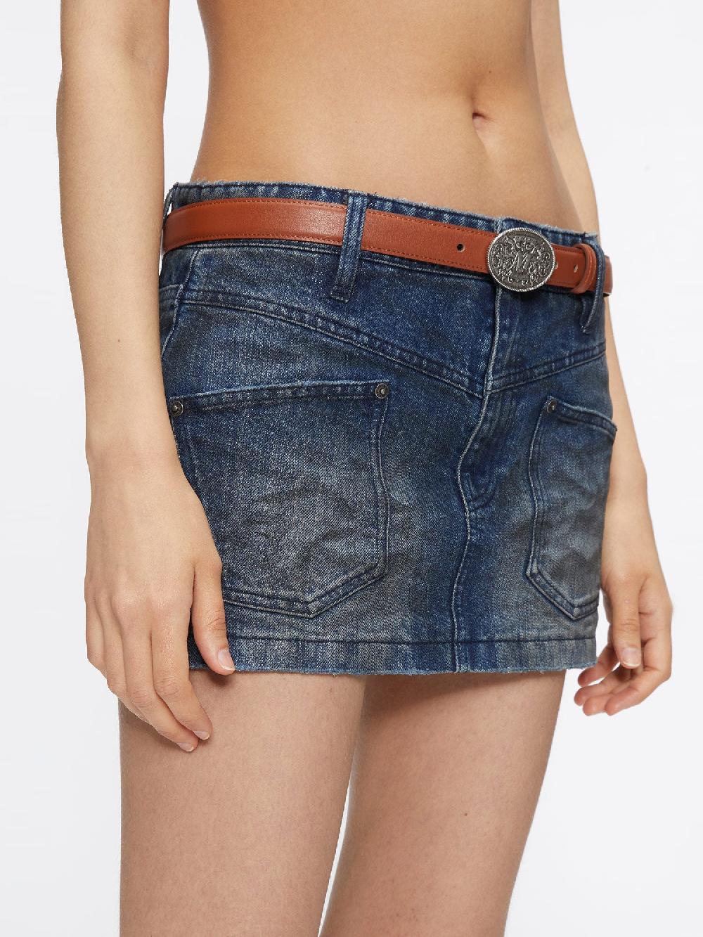 Miss Sixty LEATHER BELT BROWN ORANGE