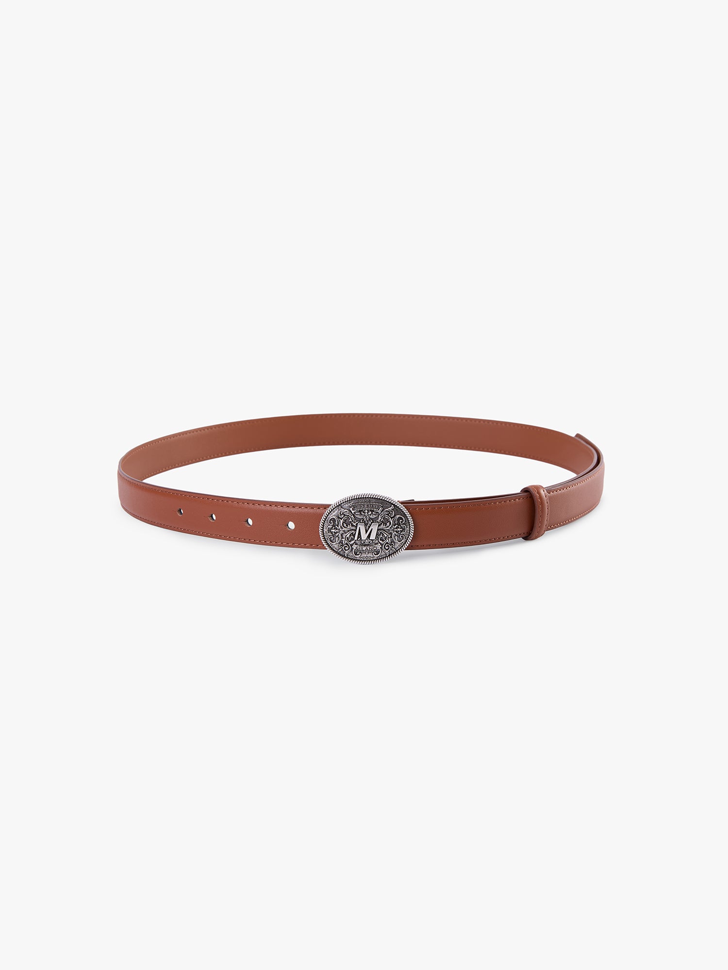 miss sixty LEATHER BELT BROWN ORANGE
