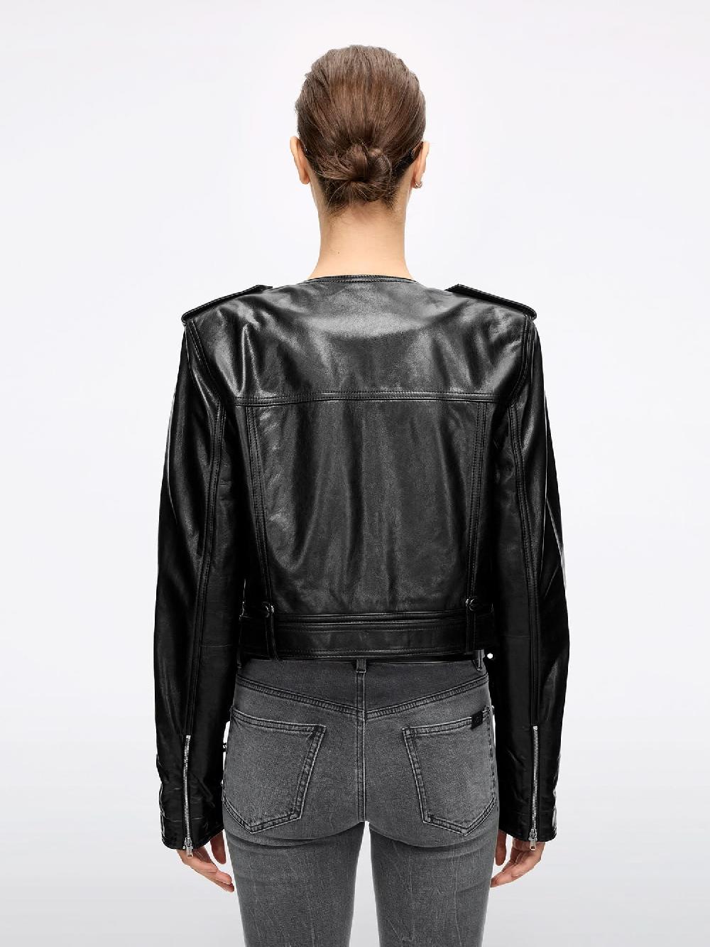 Miss Sixty LEATHER JACKET BLACK