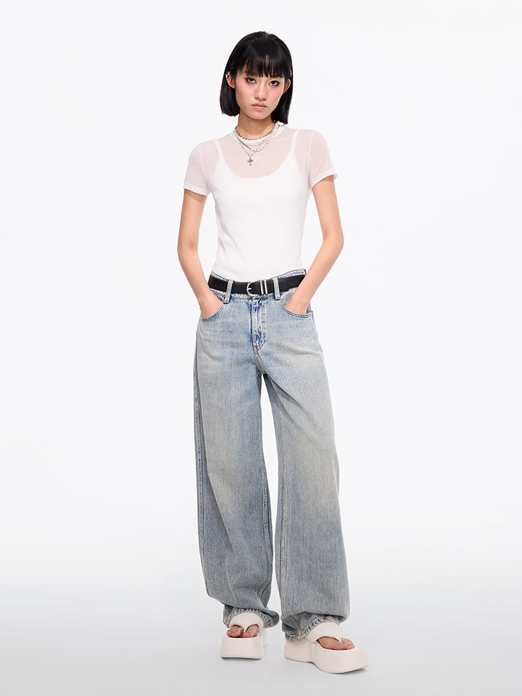 Miss Sixty LETTER PRINT T-SHIRT WHITE