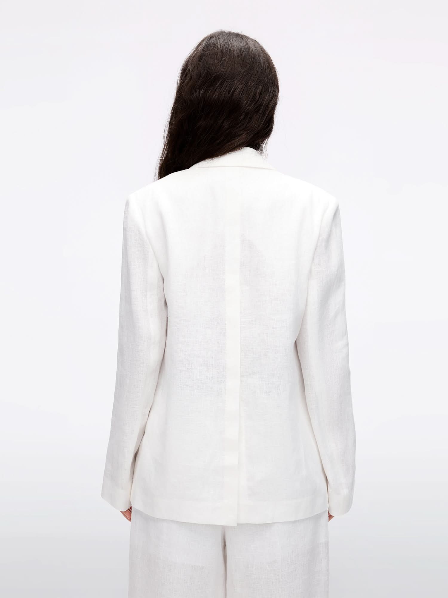 Miss Sixty LINEN BLAZER WHITE