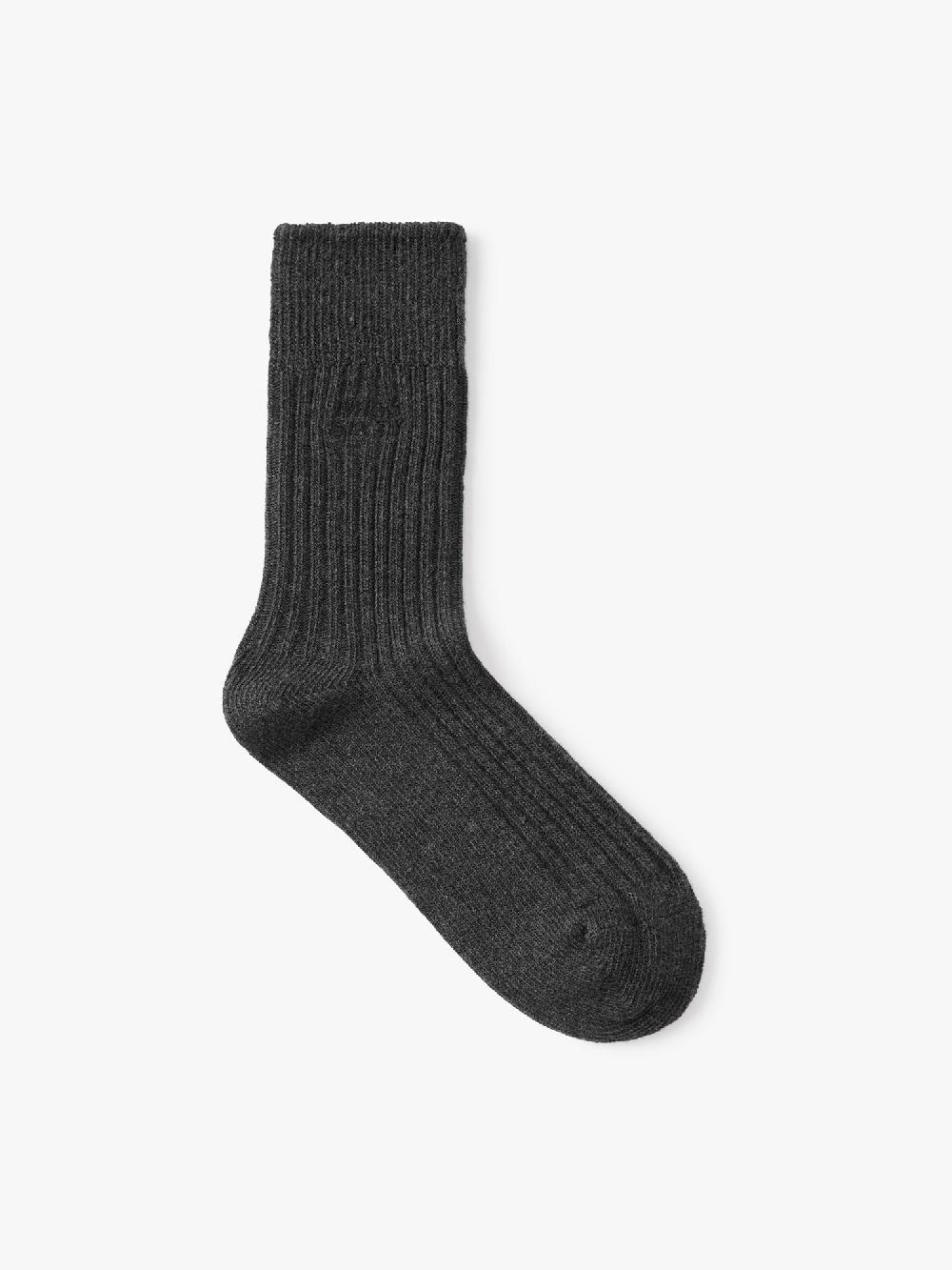 miss sixty LOGO CREW SOCKS DARK HEATHER GREY