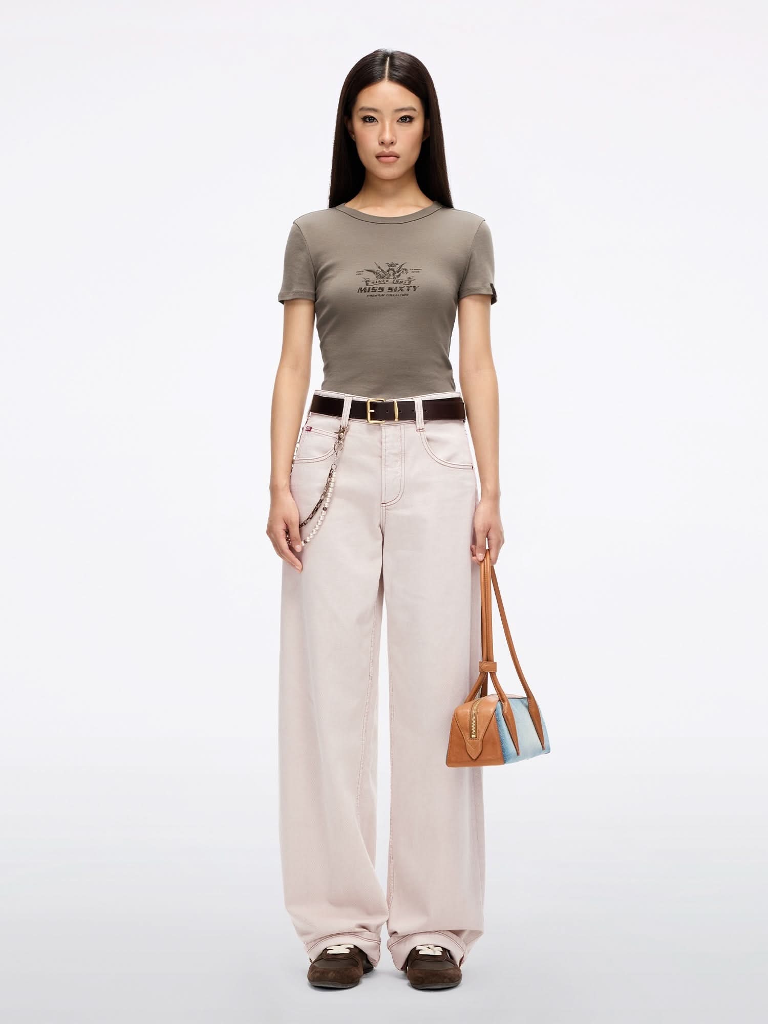 Miss Sixty LOOSE-FIT JEANS BEIGE