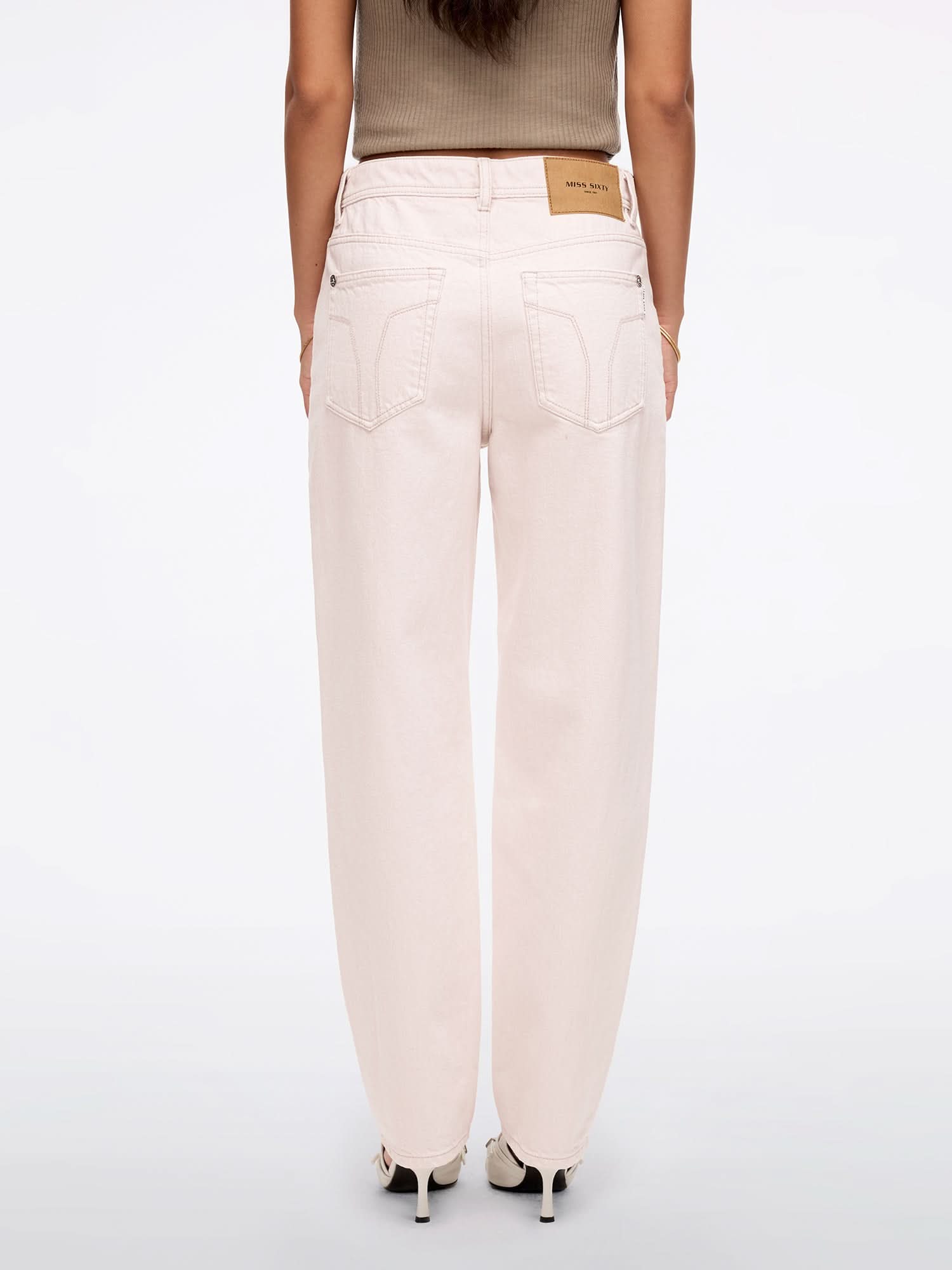 Miss Sixty LOOSE-FIT JEANS-VICKI OFF WHITE