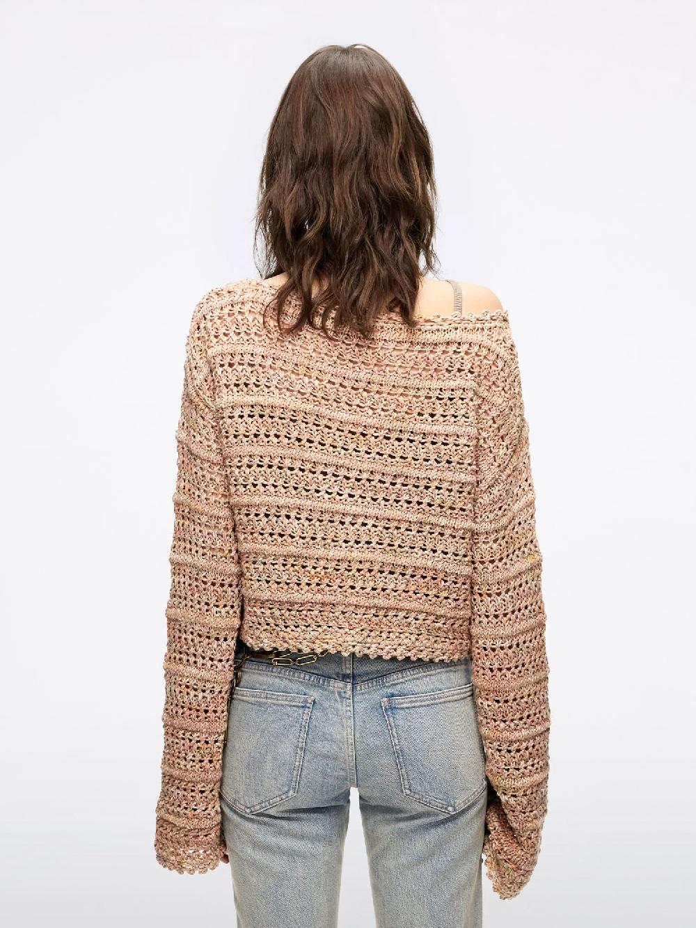 Miss Sixty LOOSE-FIT KNITWEAR DARK APRICOT