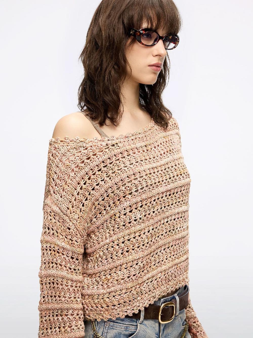 Miss Sixty LOOSE-FIT KNITWEAR DARK APRICOT