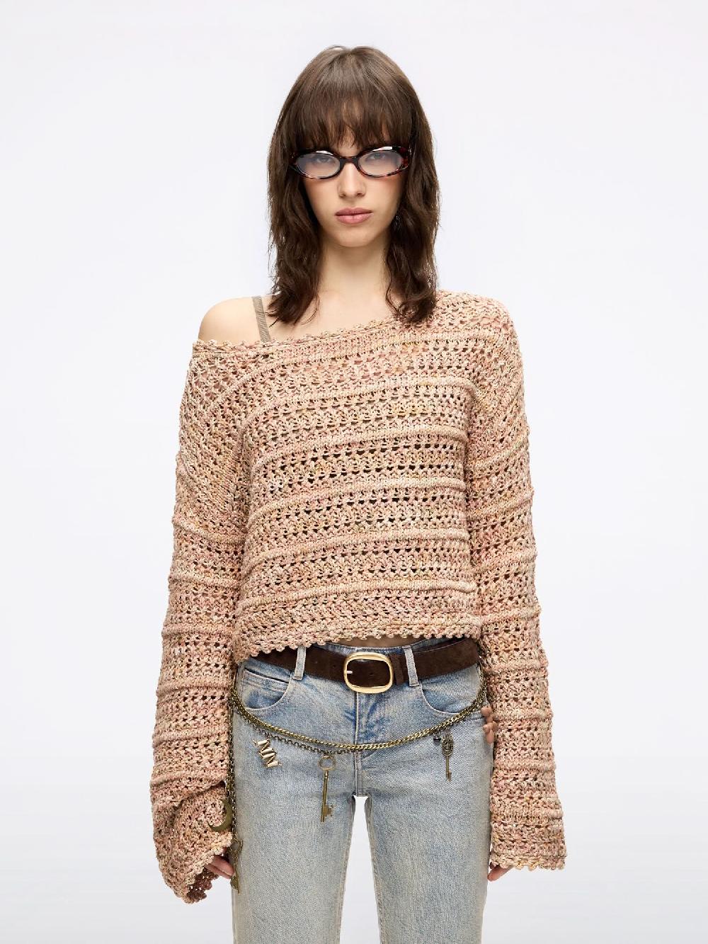 miss sixty LOOSE-FIT KNITWEAR DARK APRICOT