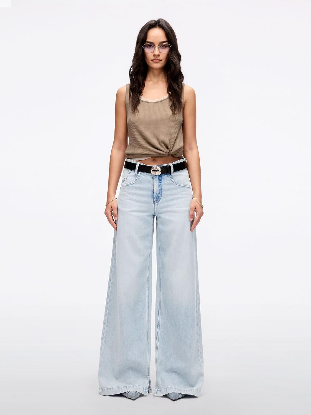Miss Sixty LOOSE WIDE-LEG JEANS LIGHT BLUE