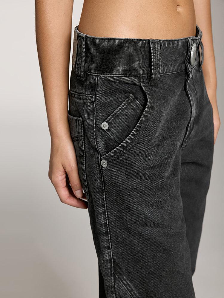 Miss Sixty LOW-RISE BLACK JEANS BLACK FOG