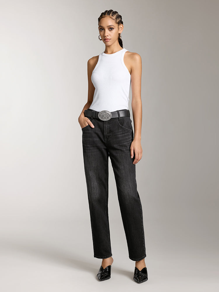 Miss Sixty LOW RISE JEANS IN BLACK BLACK FOG