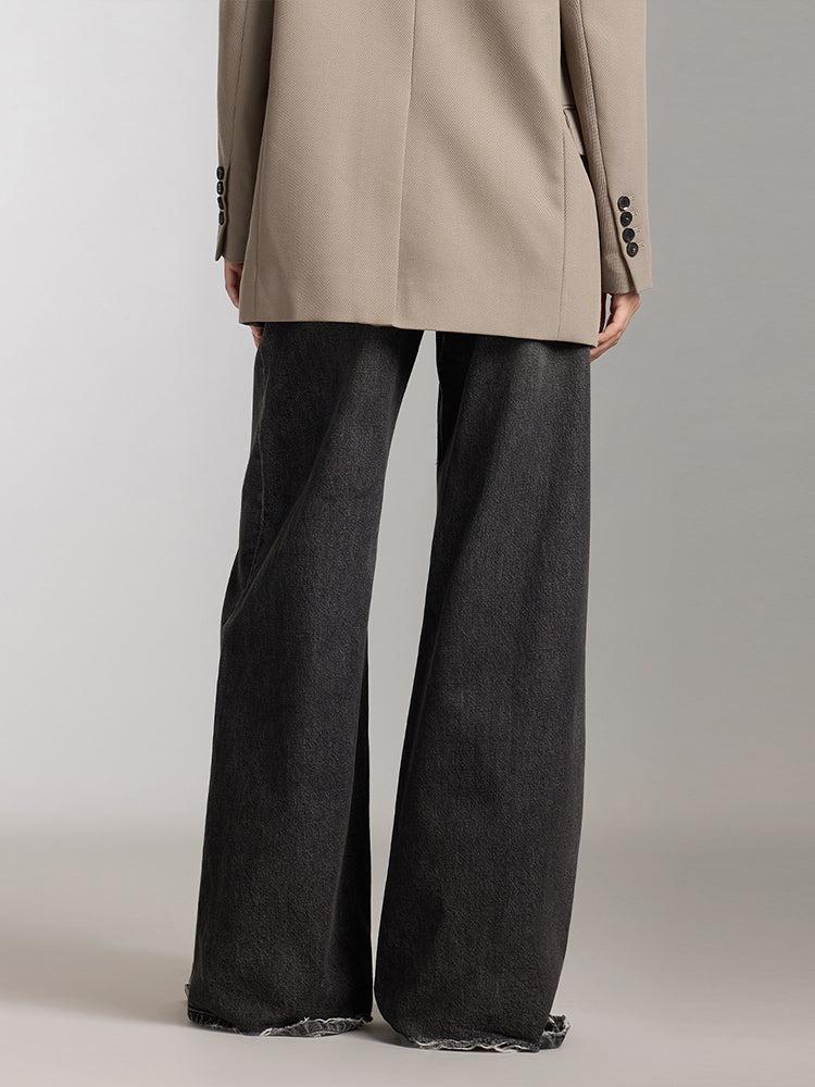 Miss Sixty LOW RISE WIDE LEG JEANS BLACK FOG