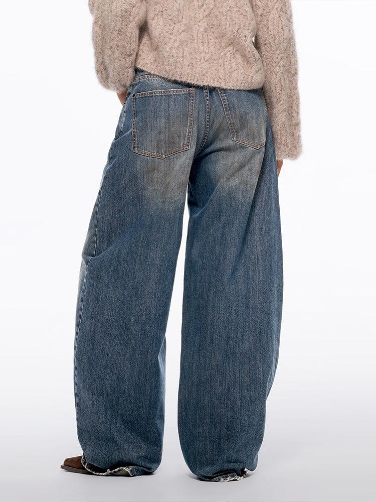 Miss Sixty LOW-RISE WIDE-LEG JEANS MIDDLE BLUE