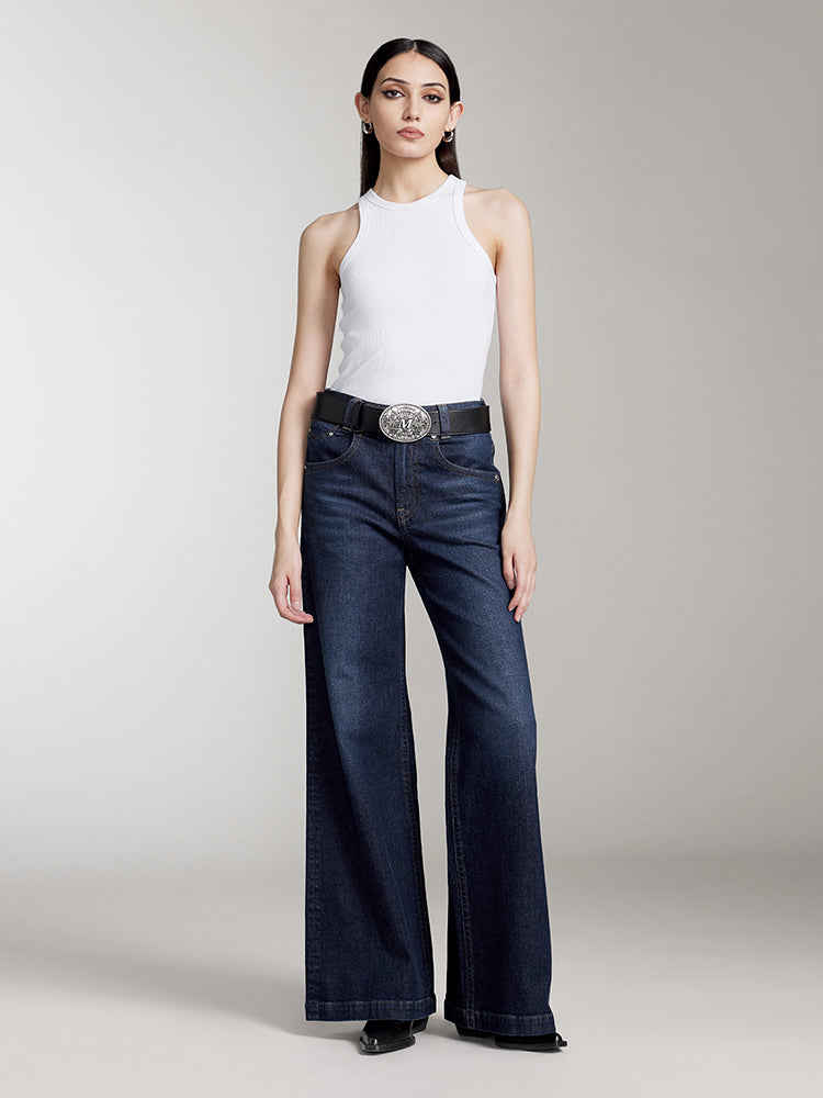 Miss Sixty LOW WAIST FLARED JEANS DEEP BLUE