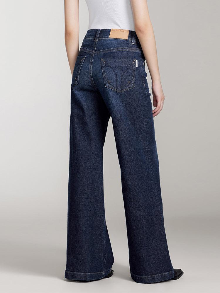Miss Sixty LOW WAIST FLARED JEANS DEEP BLUE