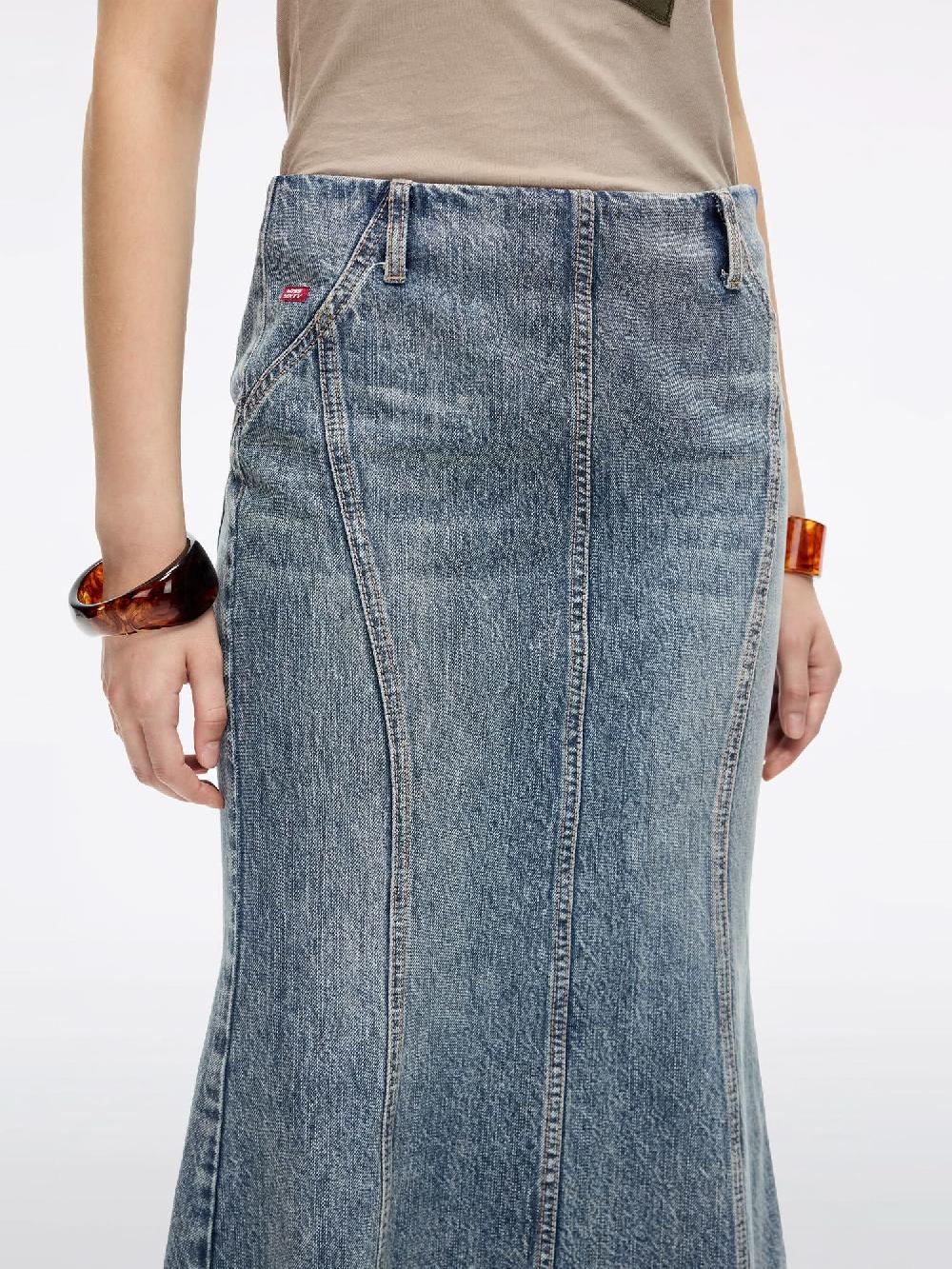 Miss Sixty MERMAID DENIM SKIRT MIDDLE BLUE
