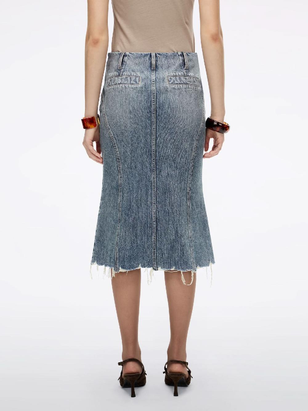 Miss Sixty MERMAID DENIM SKIRT MIDDLE BLUE
