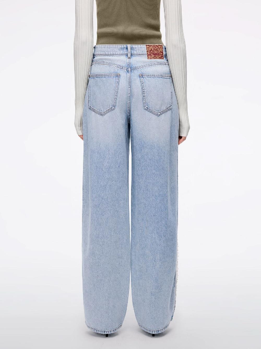 Miss Sixty MESH PANEL DENIM JEANS LIGHT BLUE