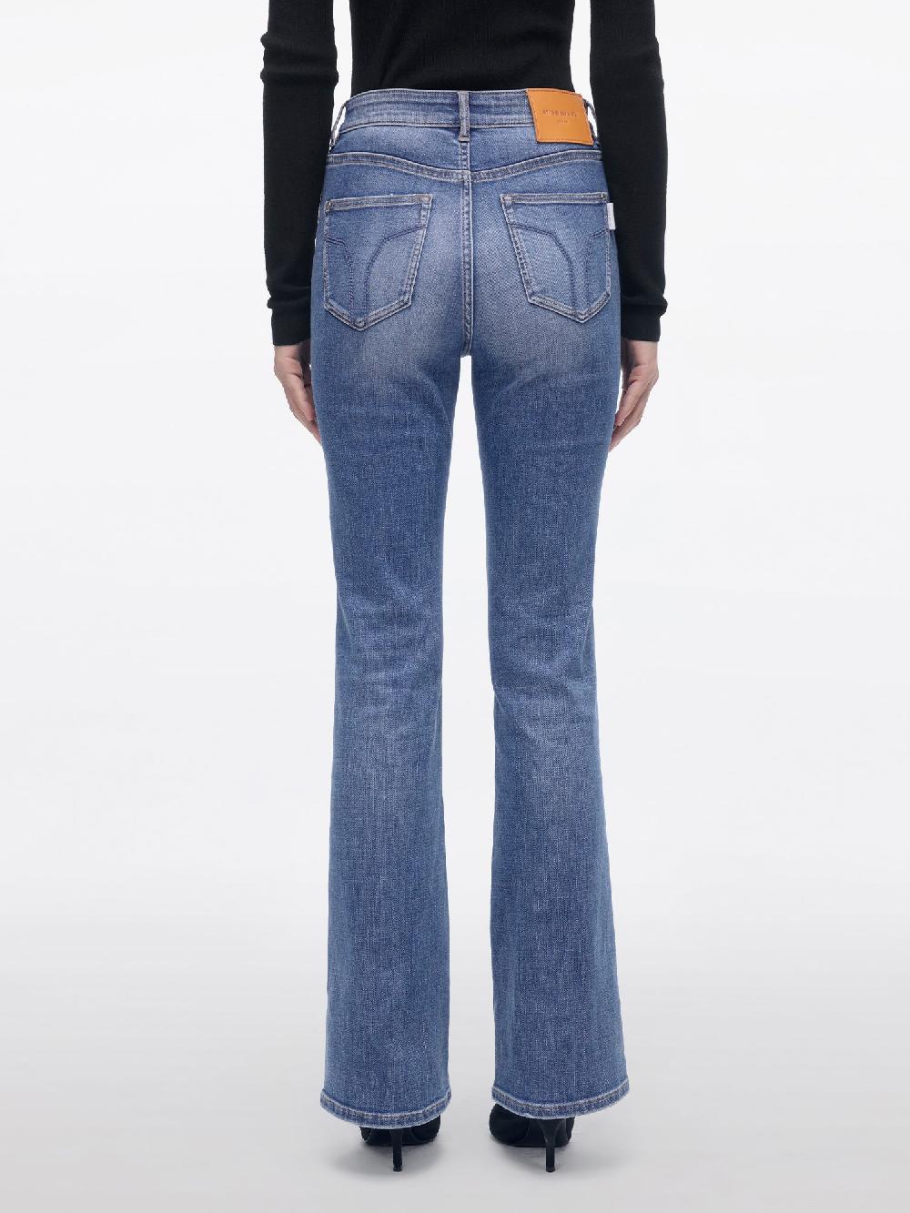 Miss Sixty MID-WAIST FLARED JEANS MIDDLE BLUE