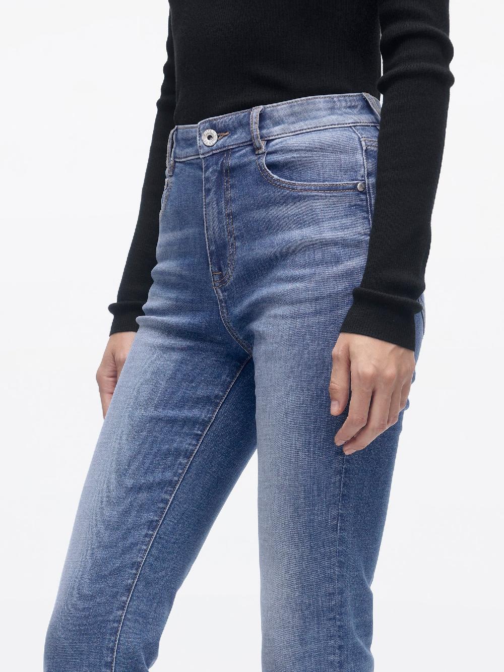 Miss Sixty MID-WAIST FLARED JEANS MIDDLE BLUE