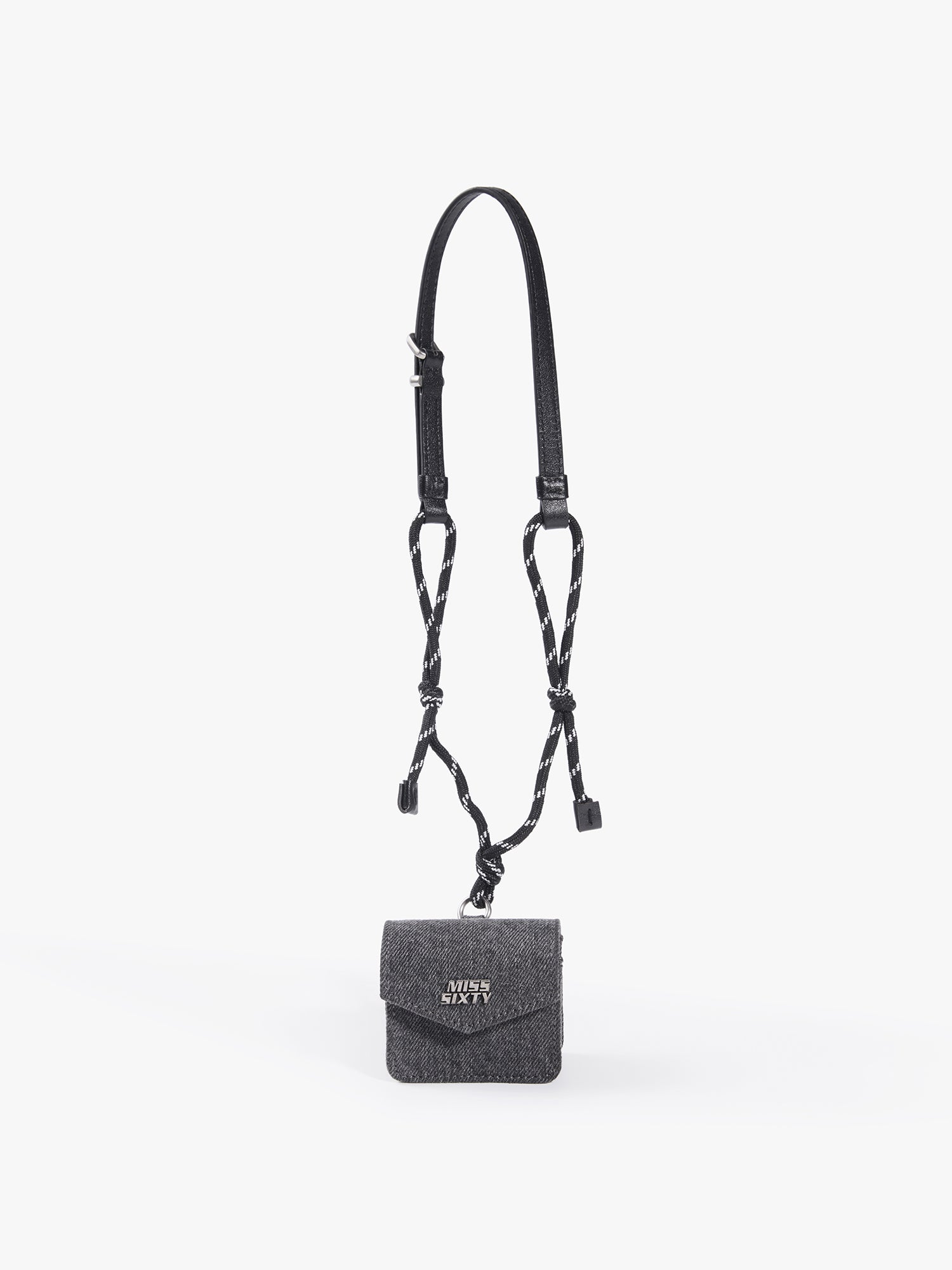 miss sixty MINI BAG CHARM GREY
