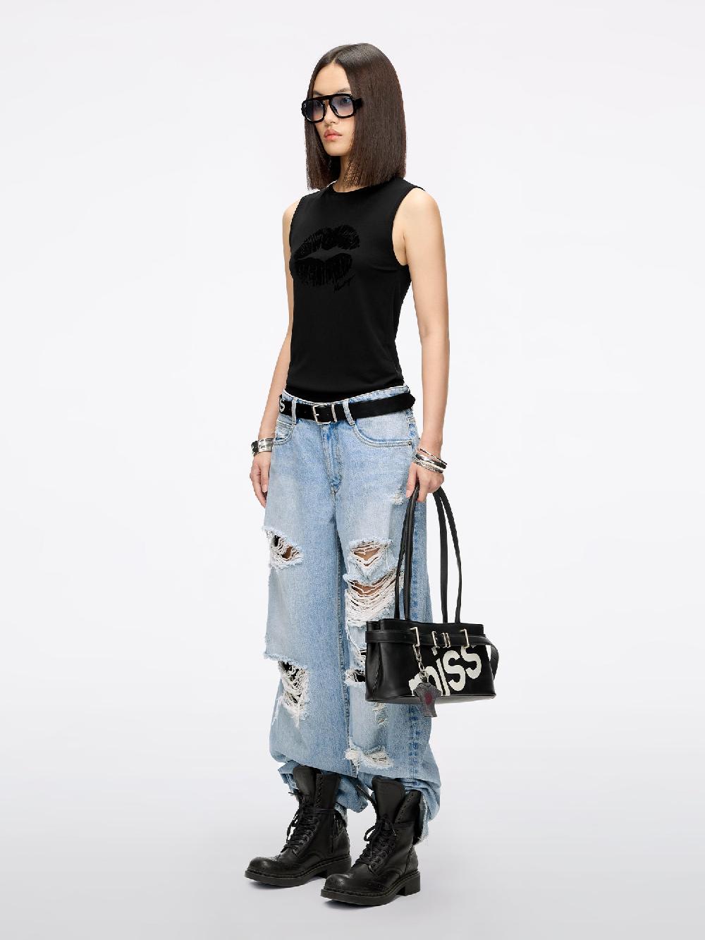 Miss Sixty MINI T-SHIRT CHARM GREY