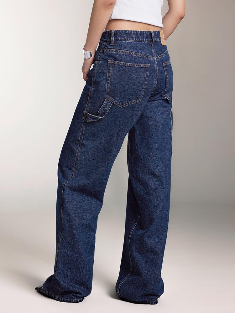 Miss Sixty NAVY BLUE STRAIGHT FIT JEANS DARK BLUE