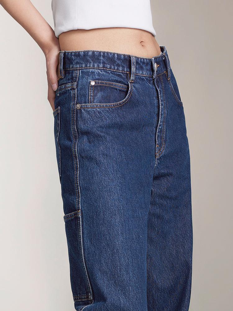 Miss Sixty NAVY BLUE STRAIGHT FIT JEANS DARK BLUE